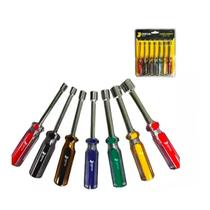 Jogo de Chaves Canhão Profissional 7 Peças Cabo Colorido