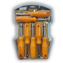 Jogo de chaves Chaves Canhão Ingco 6 a 12mm Com 7 peças Jogo de chaves Chaves Canhão Ingco 6 a 12mm Com 7 peças