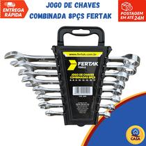 Jogo de Chaves Combinada 08 Pcs - Fertak