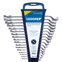 Jogo de Chaves Combinada 6 a 22MM com 17 Peças Vanadium 1B-17M GEDORE
