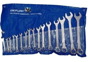 Jogo De Chaves Combinada 6 A 32 Mm Com 16 Peças Excellent Jogo De Chaves Combinada 6 A 32 Mm Com 16 Peças Excellent