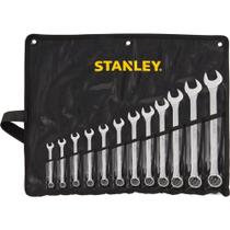 Jogo de chaves combinada stanley c/12pcs 6a22mm Jogo de chaves combinada stanley c/12pcs 6a22mm