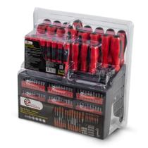 Jogo De Chaves Combinadas 100 Peças Em Aço Crv