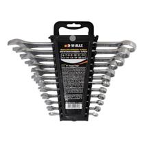 Jogo De Chaves Combinadas 12 Peças Cromado Fixa Estrela Jogo De Chaves Combinadas 12 Peças Cromado Fixa Estrela