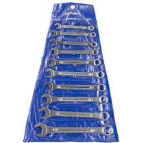 Jogo de Chaves Combinadas 6-17mm 10 Peças - 3WQ - EXCELLENT Jogo de Chaves Combinadas 6-17mm 10 Peças - 3WQ - EXCELLENT