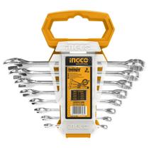 Jogo De Chaves Combinadas 6 a 19mm INGCO C/ 8 Pçs HKSPA1088-I