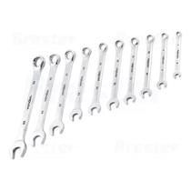 Jogo de Chaves Combinadas 6 a 22mm Aço Cromo Vanádio 10 pçs VONDER Jogo de Chaves Combinadas 6 a 22mm Aço Cromo Vanádio 10 pçs VONDER