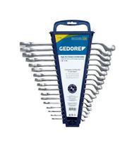 Jogo de Chaves Combinadas 6 a 22mm com 17 Peças Gedore - Unica Unico Jogo de Chaves Combinadas 6 a 22mm com 17 Peças Gedore - Unica Unico