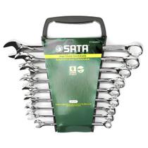Jogo De Chaves Combinadas 8 A 19Mm Com 9 Peças ST09020G Sata Jogo De Chaves Combinadas 8 A 19Mm Com 9 Peças ST09020G Sata
