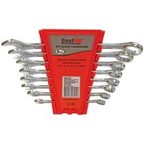 Jogo De Chaves Combinadas Aço 8 Peças 8 - 19Mm