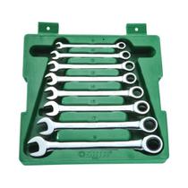 Jogo de Chaves Combinadas C/Catraca 8 Pçs ST08008SJ Sata Jogo de Chaves Combinadas C/Catraca 8 Pçs ST08008SJ Sata