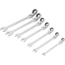 Jogo de Chaves Combinadas C/ Catraca Articulada 8mm a 19mm 7Pçs VONDER Jogo de Chaves Combinadas C/ Catraca Articulada 8mm a 19mm 7Pçs VONDER