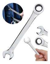 Jogo De Chaves Combinadas Com Catraca Boca 12 Peças 8 A 19Mm Jogo De Chaves Combinadas Com Catraca Boca 12 Peças 8 A 19Mm