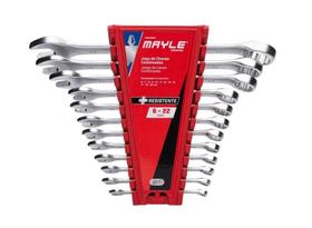 Jogo de Chaves Combinadas Mayle 6-22 MM com 12 peças - 102405MY