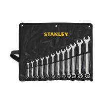 Jogo de Chaves Combinadas Stanley 12 Peças 6 a 22 mm STMT80932840 Aço