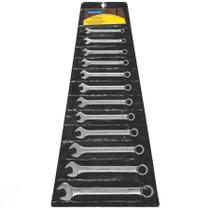 Jogo de Chaves Combinadas Tramontina Basic com Corpo em Aço Especial Cromado 12 Peças Jogo de Chaves Combinadas Tramontina Basic com Corpo em Aço Especial Cromado 12 Peças