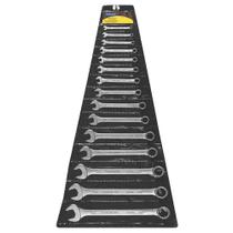 Jogo de Chaves Combinadas Tramontina Basic com Corpo em Aço Especial Cromado 15 Peças Jogo de Chaves Combinadas Tramontina Basic com Corpo em Aço Especial Cromado 15 Peças