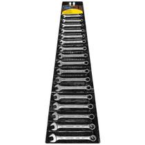 Jogo de Chaves Combinadas Tramontina Basic com Corpo em Aço Especial Cromado 17 Peças Jogo de Chaves Combinadas Tramontina Basic com Corpo em Aço Especial Cromado 17 Peças