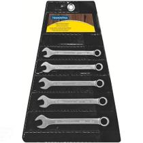 Jogo De Chaves Combinadas Tramontina Basic Com Corpo Em Aço Especial Cromado 5 Peças Tramontina Jogo De Chaves Combinadas Tramontina Basic Com Corpo Em Aço Especial Cromado 5 Peças Tramontina