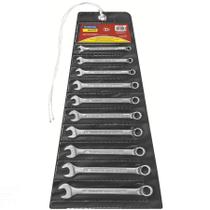 Jogo de Chaves Combinadas Tramontina com Corpo Forjado em Aço Especial Cromado 10 Peças em Milímetro