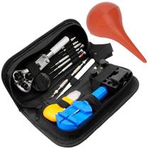 Jogo de chaves conserto de relógio + soprador de poeira