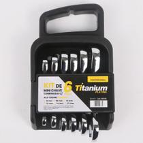 Jogo De Chaves De Boca Combinada 12 Peças 6 A 22Mm Titanium