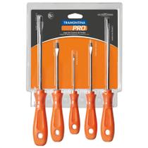 Jogo de Chaves de Fenda 5 Peças Tramontina PRO