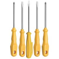 Jogo De Chaves De Fenda E Philips Amarelo Com 6 Peças - 41516506 - Tramontina Jogo De Chaves De Fenda 06pcs Tramontina