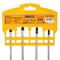 Jogo De Chaves De Fenda E Philips Com 4 Peças INGCO