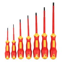 Jogo de Chaves de Fenda e Philips Isoladas VDE 7 peças Sata ST09303