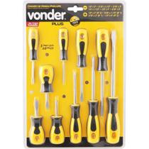 Jogo de Chaves de Fenda e Philips - Vonder 3072710000