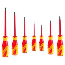 Jogo de Chaves de Fenda e Phillips VDE Isoladas EN 60900 com 7 Peças GEDORE-091813