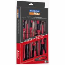 Jogo de Chaves de Fenda Isolada IEC 60900 - 6 Peças Tramontina PRO Jogo de Chaves de Fenda Isolada IEC 60900 - 6 Peças Tramontina PRO