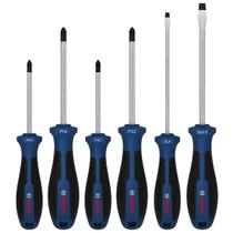 Jogo de Chaves de Fenda PH/PZ/SL Com 6 Peças (1600A039PF) - Bosch Pro