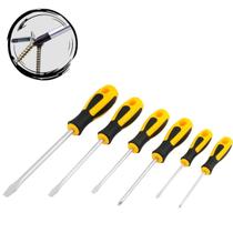 Jogo De Chaves De Fenda/Philips 6 Peças