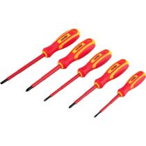 Jogo De Chaves De Fenda/Phillips 5 Peças IEC60900 Vonder
