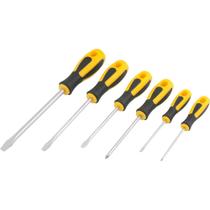 Jogo De Chaves De Fenda/Phillips Com 6 Peças Plus Vonder Jogo De Chaves De Fenda/Phillips Com 6 Peças Plus Vonder