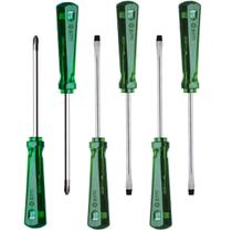 Jogo de Chaves de Fenda / Phillips Com 6 Peças (ST08044L) - Sata Jogo de Chaves de Fenda / Phillips Com 6 Peças (ST08044L) - Sata