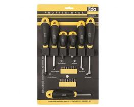 Jogo De Chaves De Fenda Phillips E Bits 21 Peças Eda 9qp