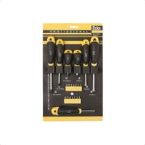 Jogo De Chaves De Fenda Phillips E Bits 21 Peças Jogo De Chaves De Fenda Phillips E Bits 21 Peças