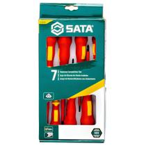 Jogo de Chaves de Fenda Phillips Isolada 7pç ST09303 Sata