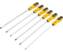 Jogo de chaves de fenda/phillips longas com 6 peças VONDER