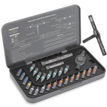 Jogo de Chaves de Fenda R RUCKERCO 24 em 1 com Catraca Magnética Jogo de Chaves de Fenda R RUCKERCO 24 em 1 com Catraca Magnética