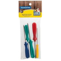 Jogo De Chaves De Fenda Tramontina 5 Peças Tramontina