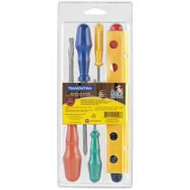 Jogo de Chaves de Fenda Tramontina Basic 6 Peças Jogo de Chaves de Fenda Tramontina Basic 6 Peças