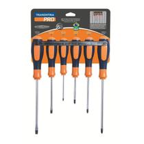 Jogo De Chaves De Fenda Ultragrip Plus 6 Peças Tramontina Pro Tramontina