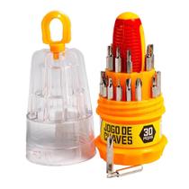 Jogo De Chaves De Precisão 30 Peças Aço Carbono Cb2593 Hutz