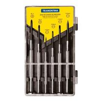 Jogo de Chaves de Precisão Mini Fenda e Phillips 6 Peças Profissional Tramontina Jogo de Chaves de Precisão Mini Fenda e Phillips 6 Peças Profissional Tramontina