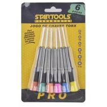 Jogo De Chaves De Precisão Torx Pro Com 6 Peças AR0025 Startools