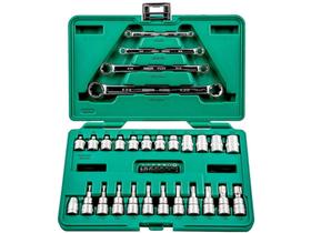 Jogo de Chaves e Soquetes Sata 35 Peças - ST09010SJ com Maleta Jogo de Chaves e Soquetes Sata 35 Peças - ST09010SJ com Maleta